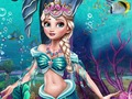 Leikur Elsa Mermaid vs Princess á netinu