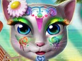 Leikur Kitty Beach förðun  á netinu