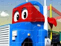 Leikur Bíll City Trucks Jigsaw  á netinu