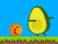 Leikur Hvar er Avocado Draw Lines mín  á netinu