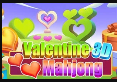 Leikur Valentine 3d Mahjong á netinu