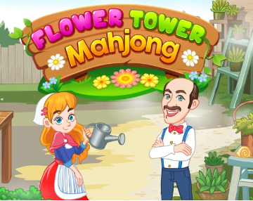 Leikur Blóm turn Mahjong  á netinu