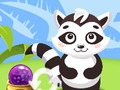 Leikur Bubble Shooter Raccoon á netinu