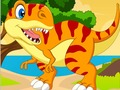 Leikur Dino Jigsaw á netinu