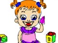 Leikur Aftur í skólann: Baby Doll litarefni  á netinu