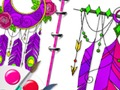 Leikur Kraftaverðar Dream Catcher litabók  á netinu