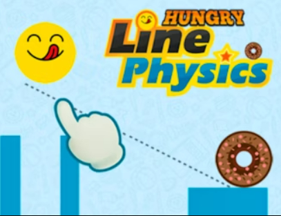 Leikur Hungry Line Physics á netinu