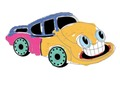 Leikur Funny Cars: Litabók fyrir krakka  á netinu