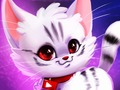 Leikur Sætur Kitty litarefni  á netinu