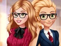 Leikur Aftur í skólann Fashionistas  á netinu