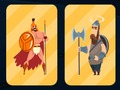 Leikur Minni Spartan og Viking Warriors  á netinu