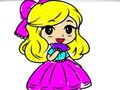 Leikur Aftur í skólann: Princess litabók  á netinu
