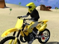 Leikur Stunt fyrir mótorhjól á ströndinni  á netinu