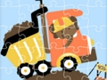Leikur Dumper Trucks Jigsaw á netinu