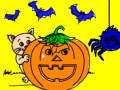 Leikur Halloween litabók  á netinu