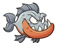 Leikur Sætur Piranha púsluspil  á netinu