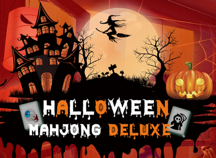 Leikur Halloween Mahjong Deluxe á netinu
