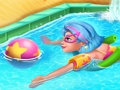 Leikur Galaxy Girl sundlaug  á netinu
