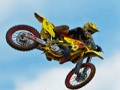 Leikur Brjálaður Motocross stökk púsluspil  á netinu