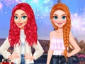 Leikur Princess Girls ferð til Evrópu  á netinu