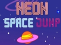 Leikur Neon rýmis stökk á netinu