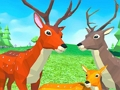 Leikur Dádýr hermir: Animal Family 3D á netinu