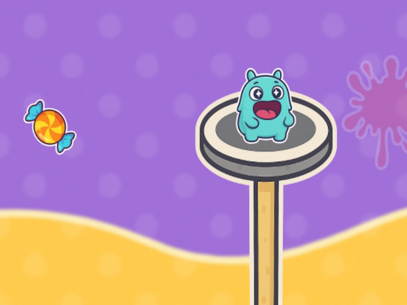 Leikur Candy Monster Raffi á netinu