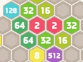 Leikur 2048 Hexa sameiningarblokk  á netinu