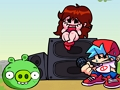 Leikur Föstudagskvöld Funkin 'vs PIG frá Angry Birds  á netinu