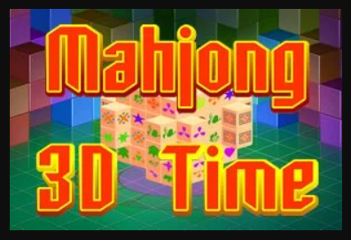 Leikur Mahjong 3D tími  á netinu