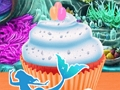 Leikur Hafmeyjan glitter cupcakes á netinu