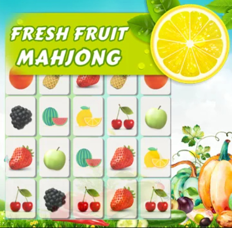 Leikur Ferskur ávöxtur Mahjong  á netinu