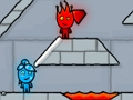 Leikur Fireboy & Watergirl 3 í Ice Temple  á netinu