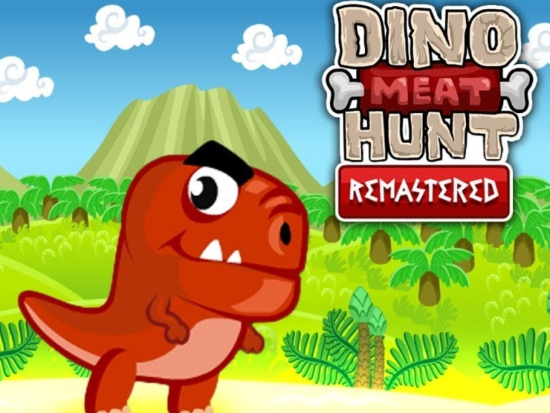 Leikur Dino kjötveiði endurgerð á netinu