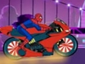 Leikur Spiderman Moto Racer á netinu