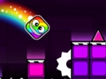 Leikur Geometry Dash: Neon Rainbow  á netinu