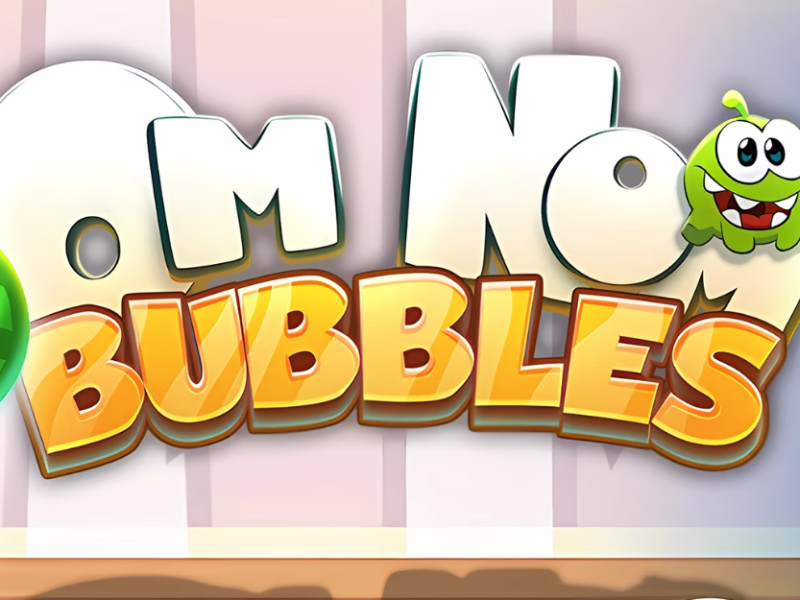 Leikur Om nom Bubbles á netinu
