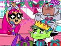 Leikur Teen Titans jólastjörnur  á netinu