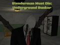Leikur Slenderman verður að deyja: neðanjarðar glompa á netinu