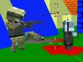 Leikur Skjóta Zombie Blocky Gun Warfare  á netinu