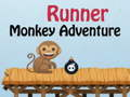 Leikur Runner Monkey Adventure á netinu