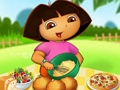 Leikur Dora Yummy Cupcake á netinu