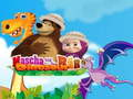 Leikur Masha and The Bear risaeðla  á netinu