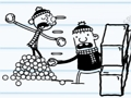 Leikur Stickman Snow Fight á netinu