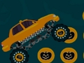Leikur Crazy Monster Taxi Halloween  á netinu