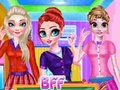 Leikur BFF menntaskólastíll á netinu