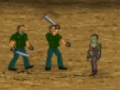 Leikur Bændur vs zombie  á netinu