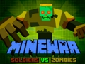 Leikur Minewar hermenn vs zombie á netinu
