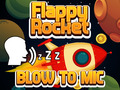 Leikur Flappy Rocket Með Blássi  á netinu