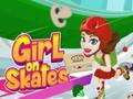 Leikur Stelpa á Skates Pizza Mania  á netinu